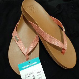 REEF Cushion Court Sandal - Women's Rose Sassy